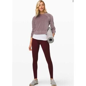 Lululemon align pant 28” in garnet size 2
